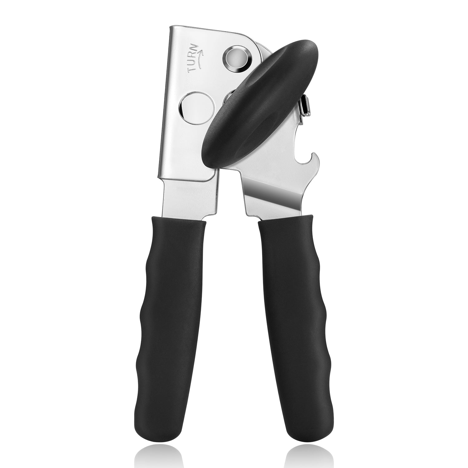 UHIYEE Solid Manual Heavy Duty Can Opener With Magnetic Lid Lifter